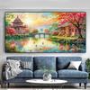 Diy Diamond Mosaic Park Scenery House River Large Size Diamonds Painting Full Drill Rhinestone Embroidery Jewelry Cross Stitch Kits Wall Decor