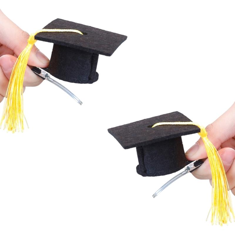 Graduation Season Hair Clip for Student Graduation Hat Hairband Party Supply