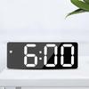 Led Mini Mirror Alarm Clock Electronic Digital Alarm Clock Digital Table Clock Room Desk Decorating Smart Small Tools Home