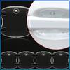 Car Door Transparent Strip Rearview Mirror Anti-Collision Protection Strip For Opel crosa d astra h insignia astra j zafira b mokkaastra vivaro astra