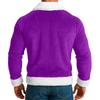 Men's  Leisure  Half   Zipper  Flip  Collar  Hoodie