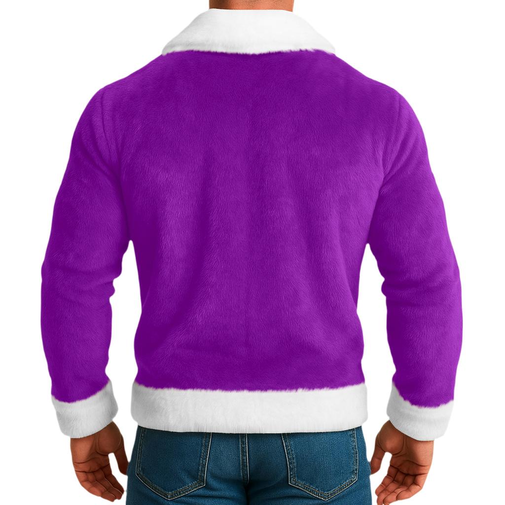 Men's Leisure Half Zipper Flip Collar Hoodie