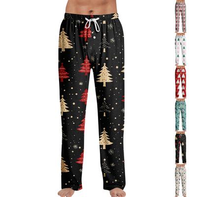 Anime-Pyjamahose, Nachtwäsche, lässige Hose mit Kordelzug und elastischer Taille, bequeme, gerade, lockere Yoga-Hose