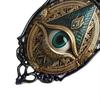 All-Seeing Eye Pendant Jewelry Eye of God Necklace Triangle Pyramid