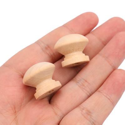 10 Adet Kulp 2.4X2Cm Doğal Ahşap Dolap Çekmece Dolap Kulpları Çekme Kolu