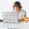 500Sheets Cartoon  Bow Stickers Pink Bow Sealing Stickers Creative Diy Decoration Stickers Children Reward Label Gifts