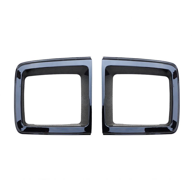 Haval H9 2nd Gen Headlight Frame Kit: Grille, ABS, LED Beads, Black Warrior Design