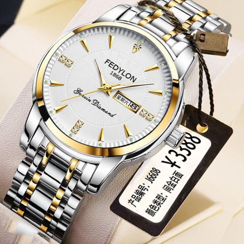 Fatiron men's watch men's business brand automatic mechanical watch luminous waterproof quartz men's watch