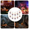 Ghost Lights LED Halloween Lights String Ghost Decor 10 Pieces 8 Modes Ambient Lighting For Home Outdoor Patio Porch Yard Garden