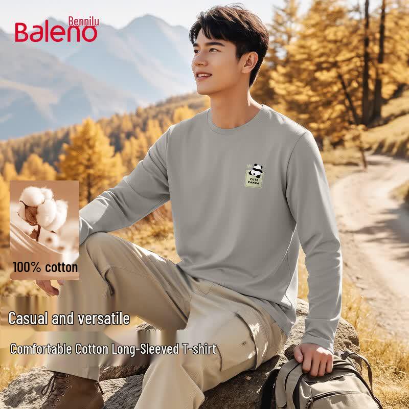 Baleno Pure Cotton Graphic Long-Sleeve Tee