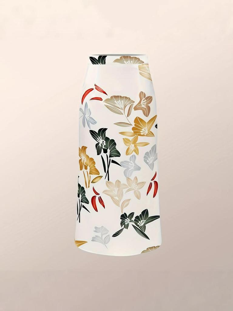 2025 European Printed Fishtail Bodycon Skirt: Versatile, Slimming, and Stylish for Women