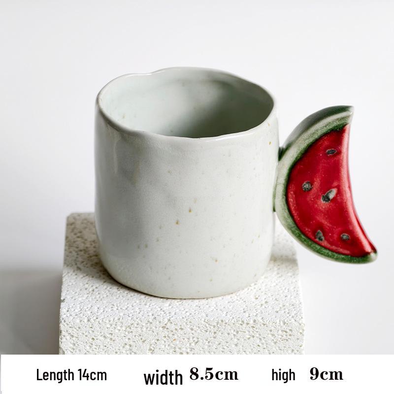 

Creative Banana Apple Ceramic Mug - High Appeal Gift for Home or Office 201-300ml