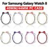 Cute KITTY CAT Case for Samsung Galaxy Watch 8 40mm 44mm Diamond Protector Smartwatch Accessories for Women Samsung Watch8 Cover
