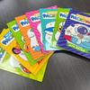 1SET Coloring Book A4 Russian Original Cute Pattern Painting Book Early Education Fun Graffiti Glue Coloring Book