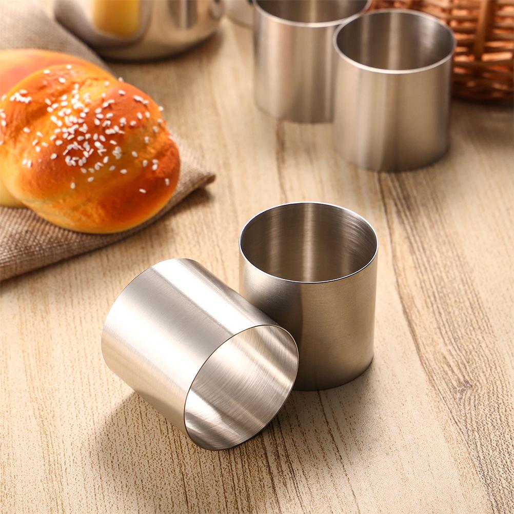 12 Pcs Cake Mold Molds for Mousse Sturdy Rings Stainless Steel Corrosion Resistant Small Creative Baking
