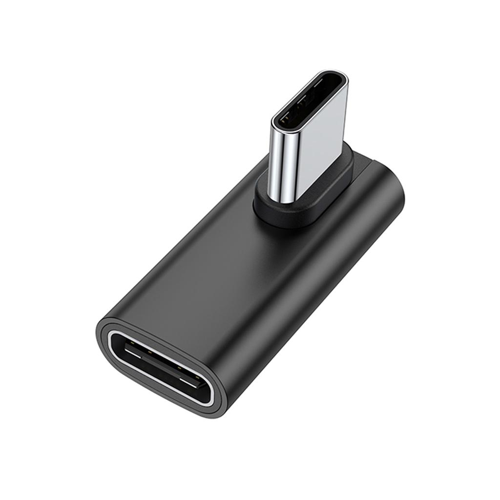 90 Degree USB C To USB C Adapter 40Gbps USB C Female To USB Male Adapter Data Sync 100W Fast Charging Adapter for PC
