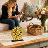 Sunflower Decoration Christian Religious Faith-Based Inspirational Favors 2-Layer Wooden Tabletop Sunflower Sign For Women Mom