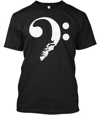 Guitar-skull T-Shirt Made In the USA Size S To 5XL