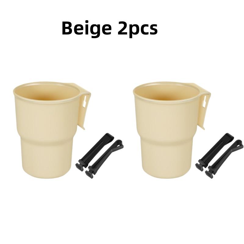 Car cup holders with 2pcs suspension brackets - durable plastic, multi-functional drink racks and auto accessories