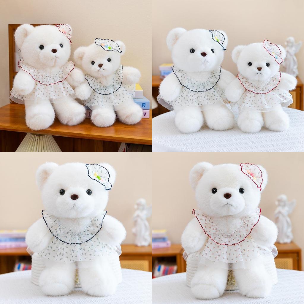 Wedding Teddy Bear Plush Toy With Pp Cotton Filling For Kids And Girls Gift