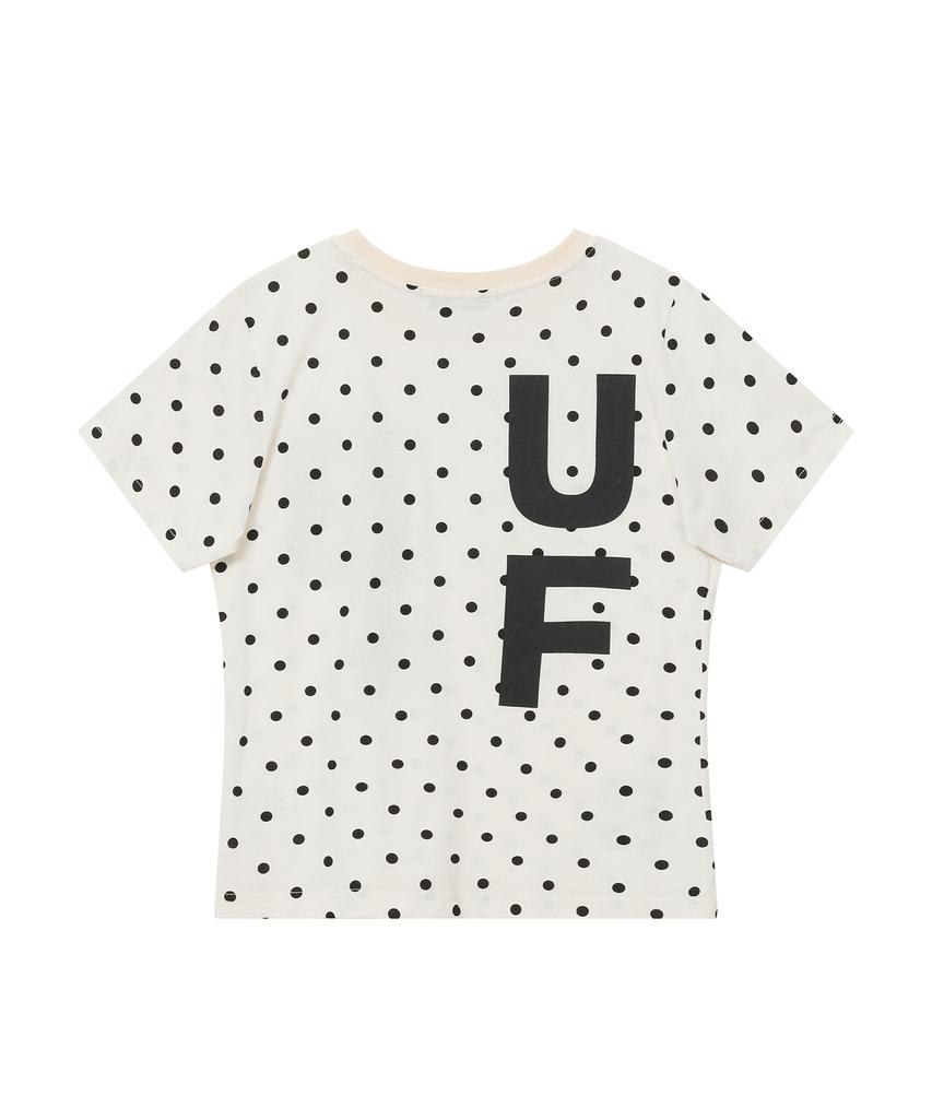 BAUF B Logo Slim Fit T-Shirt [Dot Ivory]