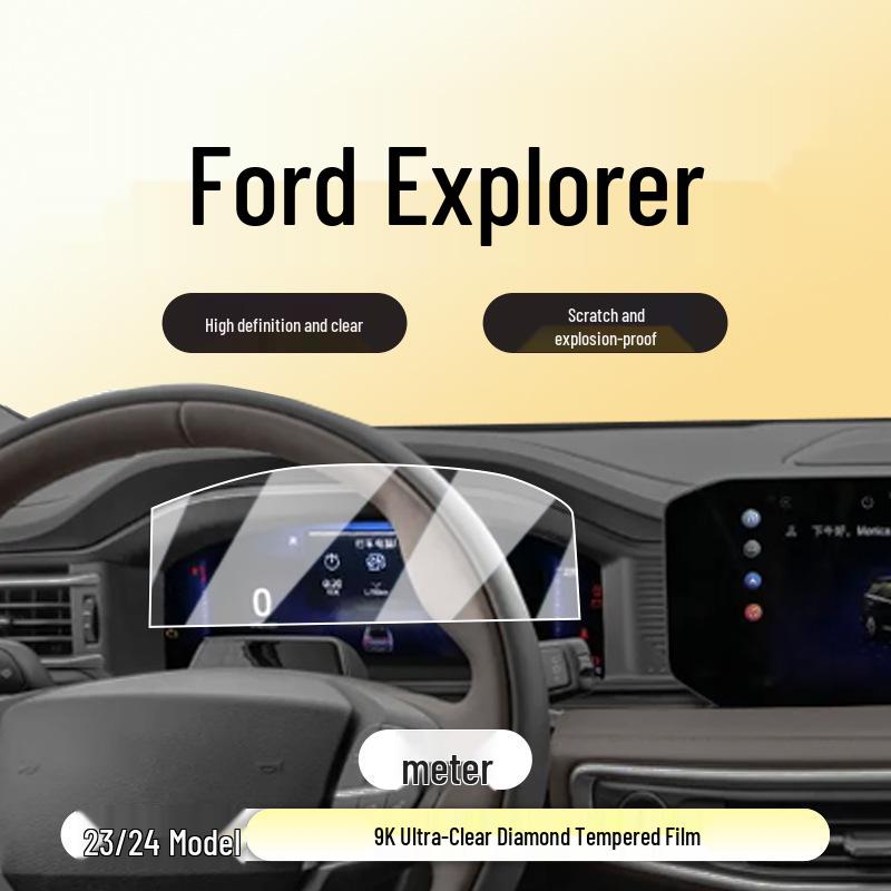 Tempered Screen Protector for 2023/24 Ford Explorer Center Console Navigation Display