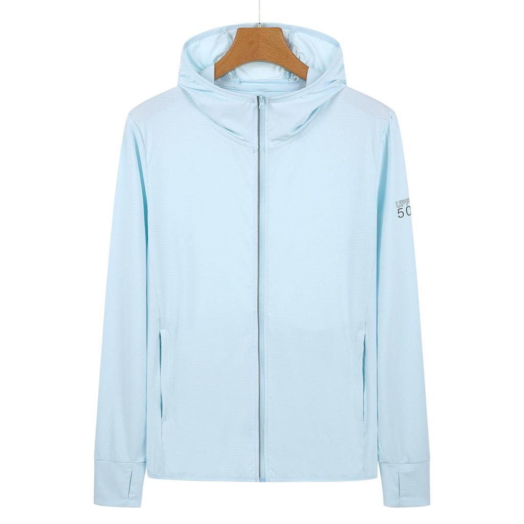 Sunscreen Clothing Women's Long-sleeved Anti-ultraviolet Summer Breathable Ice Silk Outdoor Men's Thin Sunscreen Clothing