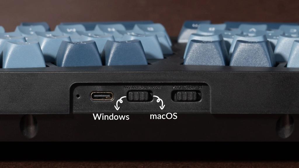 Keychron - V10 Max QMK/VIA Wireless Custom Mechanical Keyboard - Mechanical Keyboard Barebone Knob None