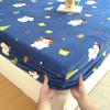 Flannel Bed Sheet Winter Warm Plush Fitted Sheet Soft Mink Cashmere Bed Linen Mattress Cover Elastic Bedspread