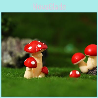 Realistisches Harz Pilzcluster Miniatur Dekorative Kunst für DIY Geschenke