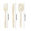 75pcs Gold Plastic Silverware- Disposable Gold Glitter Plastic Cutlery- Plastic Flatware Includes 25 Forks, 25 Spoons, 25 Knives