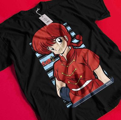 Ranma 1/2 T-Shirt Shampoo Akane T-Shirt Rumiko Shirt Anime Waifu Mädchen Unisex Tee BB192
