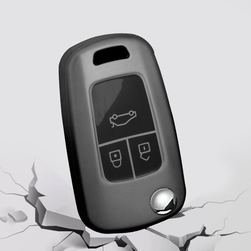 Car Key Case For Chevrolet Cruze Aveo Camaro Epica Lova Sail Spark Opel Astra Corsa Keychain Holder Fob Interior Accessories