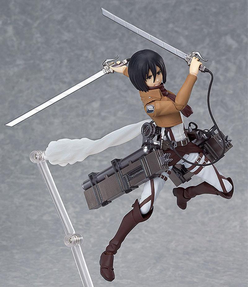 Attack On Titan Collectable Pvc Action Figure Collection - Eren Jaeger 207 Mikasa Ackerman 203 Levi Ackerman 213 - Anime Toy Model Gift