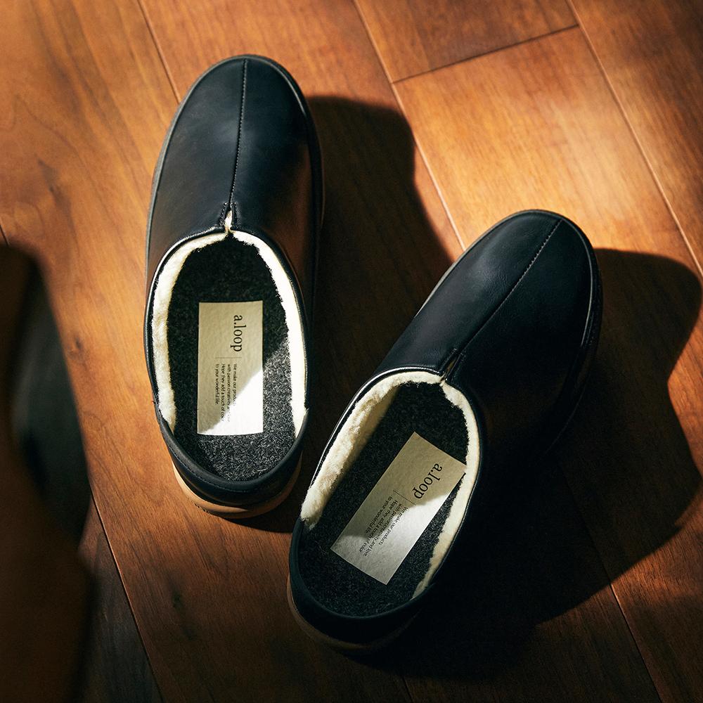 Frontier Aloop Fur Slippers - Gray