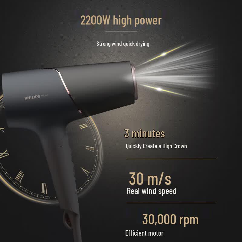 Philips 5 Series Pro Ionic Hair Dryer CN plug (adapter included)