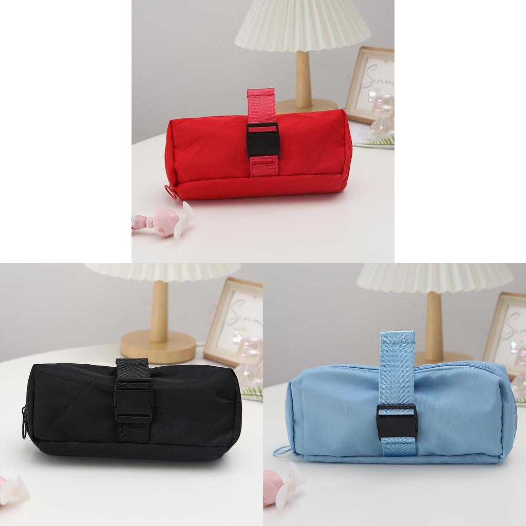 Minimalist Pencil Case For Girls Large Capacity Durable Fabric Storage Organizer For Students