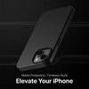 Solid Black Matte Silicone Soft Case For For Iphone 17 Air 16 E 15 14 Plus 13 12 Mini 11 Pro XS Max X XR Back Cover Funda Coque Capa