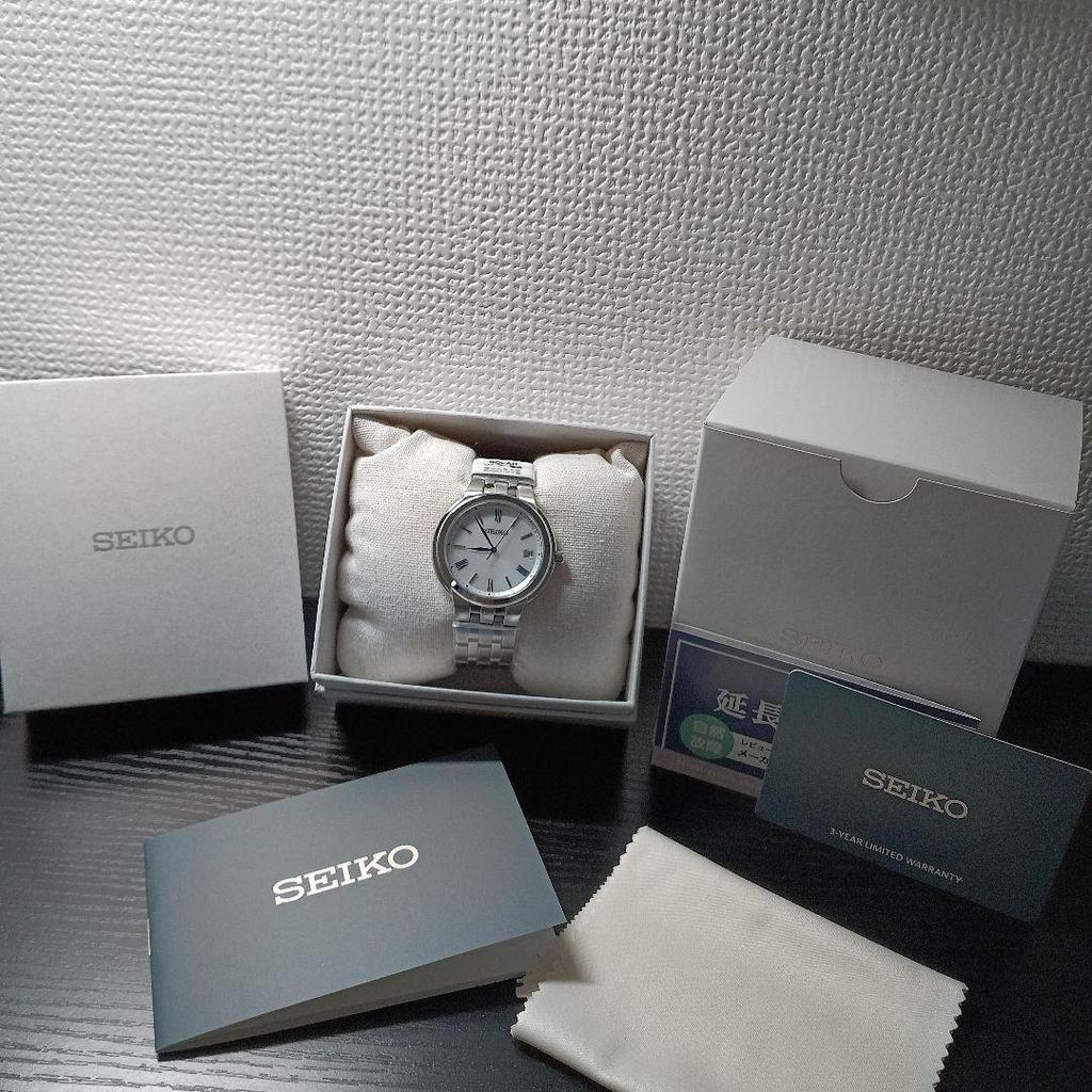 [USED] SEIKO Solar Radio-Controlled Wristwatch SBTM281, a rare discontinued item