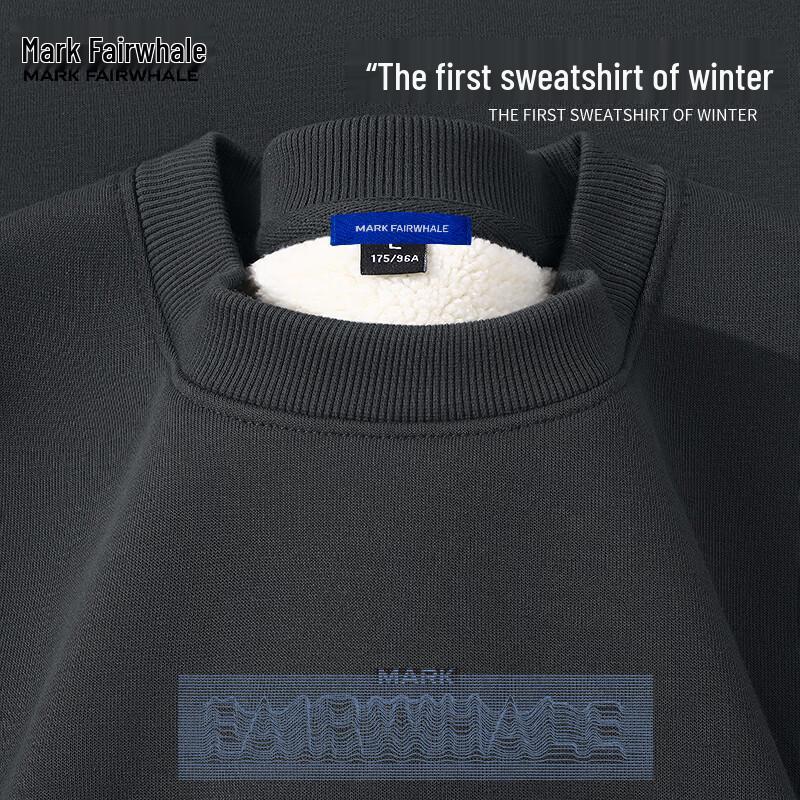 Mark Fairwhale Men s Heavyweight Fleece-Lined Crew Neck Sweatshirt 3XL