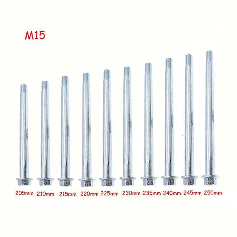 M15 205 210 215 220 225 230 235 240 245 250mm Front Back Rear Wheel Axle for 125cc 150cc 200CC 250CC PIT PRO Trail Dirt Bike