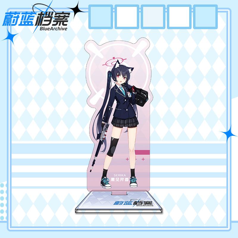 16cm Height Blue Archive Acrylic Stand Character Figurine