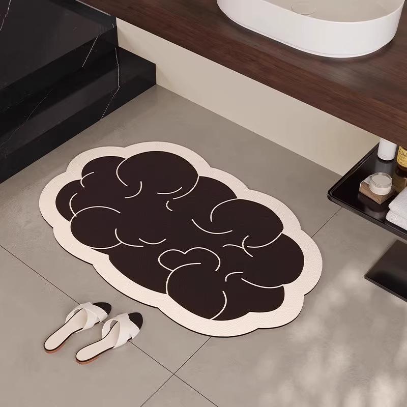 Cartoon-Style Diatom Mud Door Mat – Non-slip, Stain-Resistant, Easy-Clean Entryway Mat
