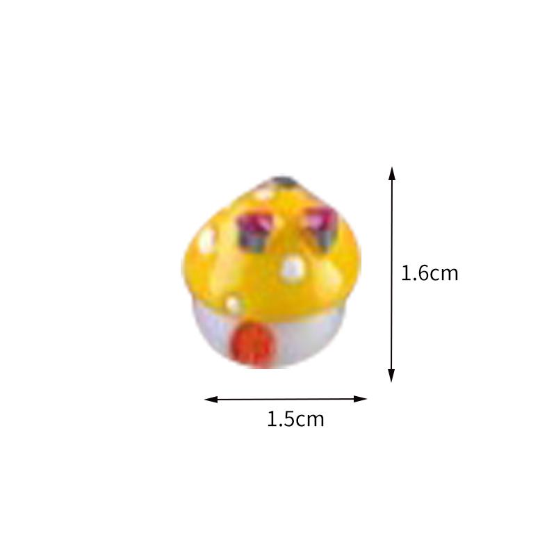 

4 размера грибной домик смоляной сказочный садовый декор миниатюрный микро гном террариум средиземноморский домик замок 4 цвета XS жёлтый