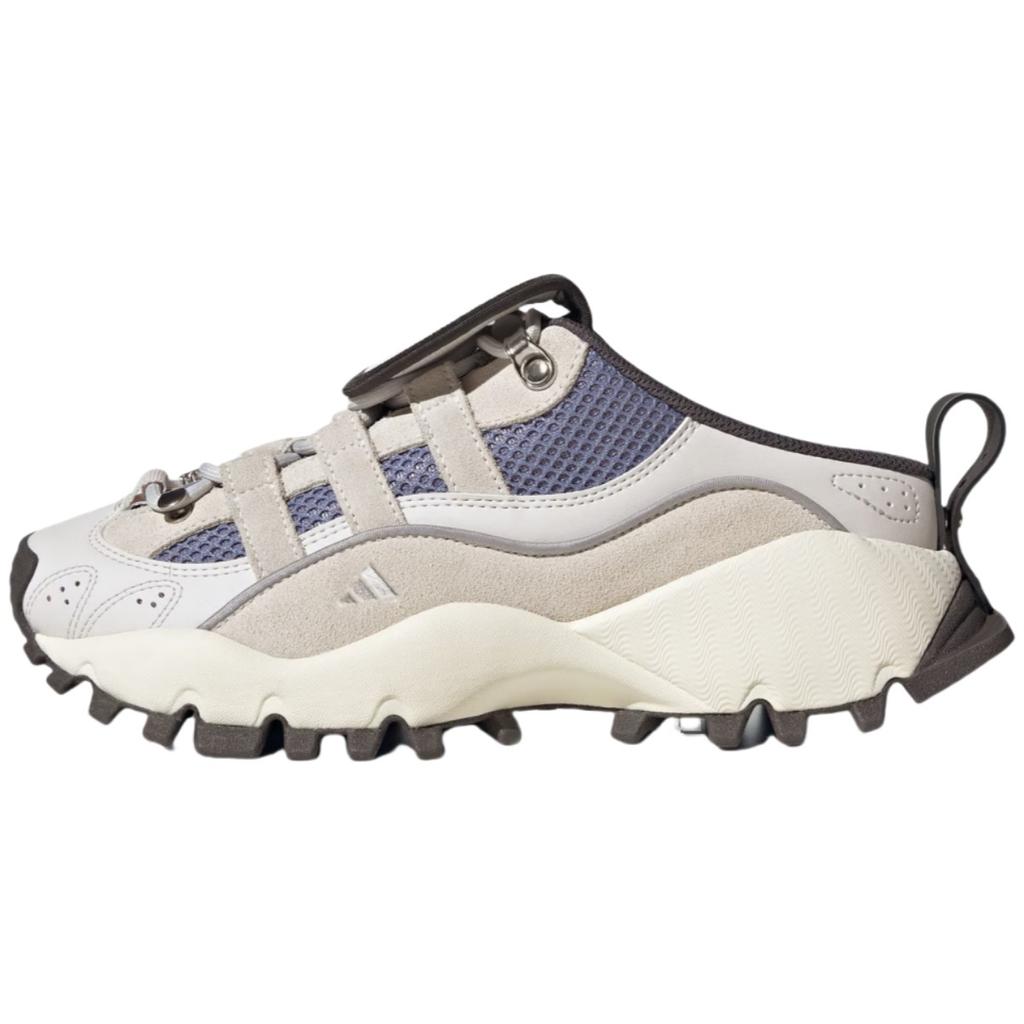Adidas Fos Seeulater Mule Versatile Comfortable Durable Low-Top Casual Shoes Women Casual Shoes Light-Gray KJ4042