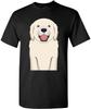 Golden Retriever Dog Cartoon Men T Shirt Tee Men Women Youth Kids Tank Long Sleeve Black