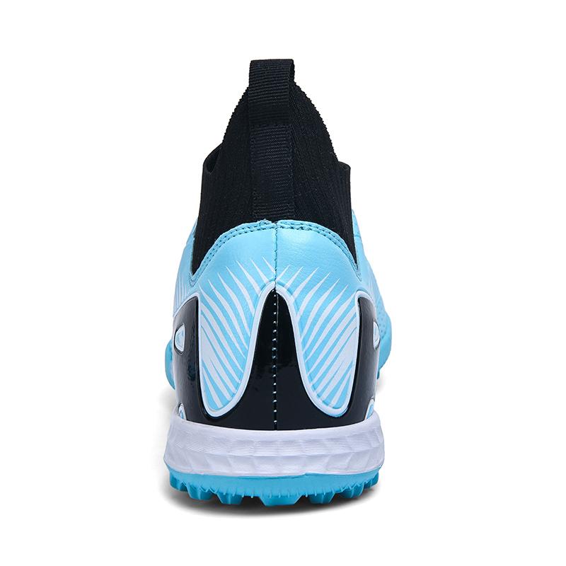 32-47 Kids Football Boots Rubber Soft Sole Short Nails Artificial Turf Leather Youth Kids Football Shoes Men's Sports Large Size Football Shoes