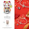 925  Silver Plated Elephant Sunflower Devil Eyes Christmas Tree Snowflake Charms for Women DIY Jewelry Anniversary Gifts