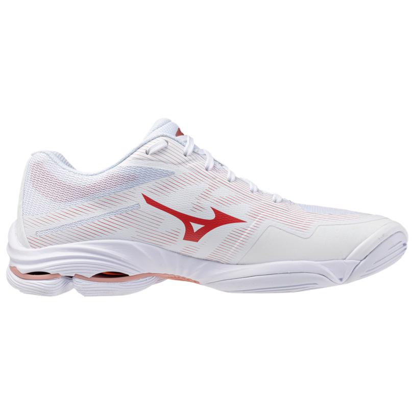 Mizuno Wave Lightning Pro Volleyball Shoes Women sneaker White Red V1GC266073