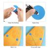 PATIKIL D-Ring Patches 6 Pieces Stainless Steel D-Ring PVC Patch